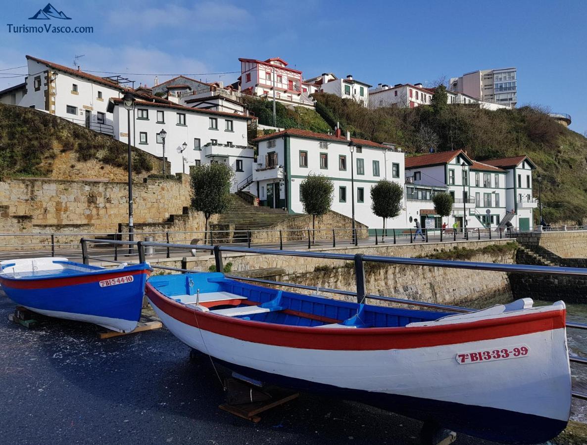 Confortable Piso En El Puerto Viejo De Algorta, A 7 Min De La Playa Guecho Exterior foto